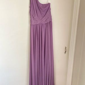 David’s Bridal Full length Bridesmaid Dress